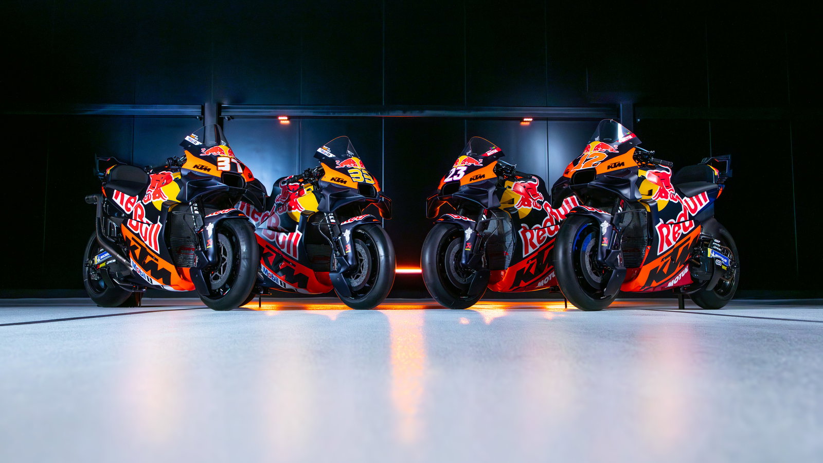 KTM MotoGP bikes